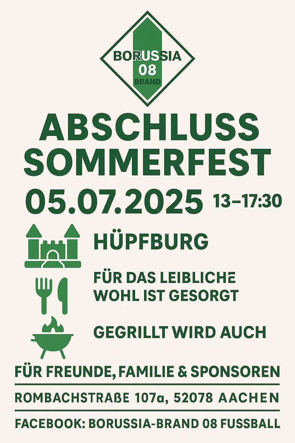 Sommerfest am 5.7.2025
